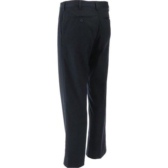 NWT LANDS' END STRETCH TWILL PANTS CLASSIC NAVY 42- UNHEMMED - Picture 4 of 9